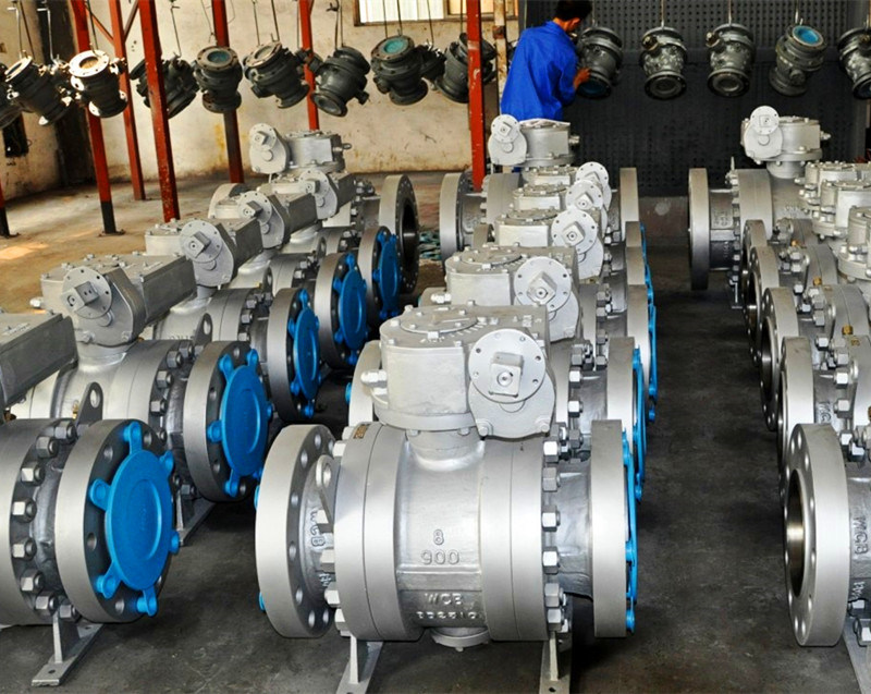 Trunnion Mounted Brass Welded or Flanged Ball Valve