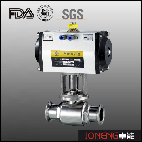 Stainless Steel High Purity Pneumatic Two Way Ball Valve (JN-BLV1006)