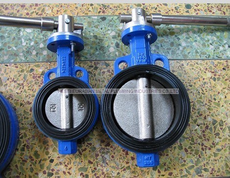 Cast Iron Wafer Butterfly Valve Pipe Handle (IV-05)