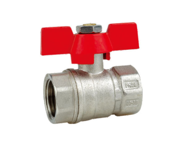 Brass Ball Water Valve with Nickel Plated (VG-A12041)