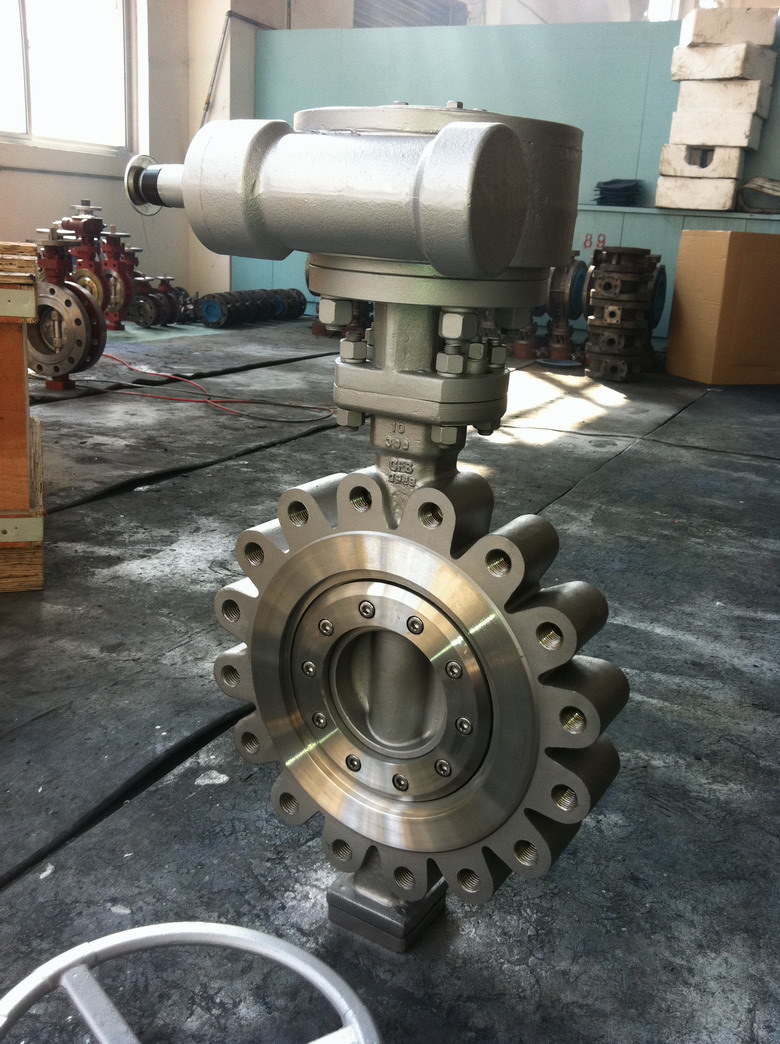 API Stainless Steel Wafer Butterfly Valve with Bevel Gear (D373H)