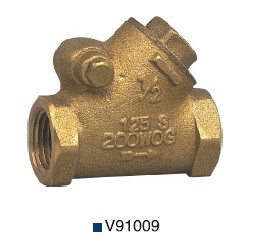 Non Lead/Low Lead Bronze/Brass Y Type Check Valve (V91009)
