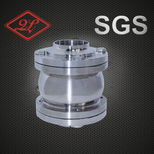 Sanitary Stainless Steel Three Pieces Flange Check Valve
