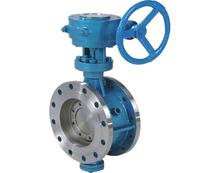 Valve Structure Sketch Map of Flange Type Butterfly Valve (D343H)