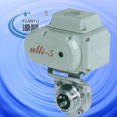 Sanitary Electric Actuator Butterfly Valve (100127)