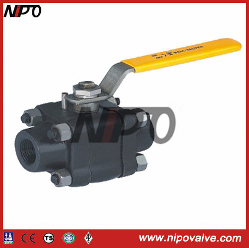 3PCS Forged Steel Floating Ball Valve