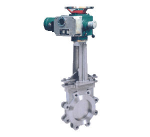 Stainless Steel Electric Knife Gate Valve with Motorizing
