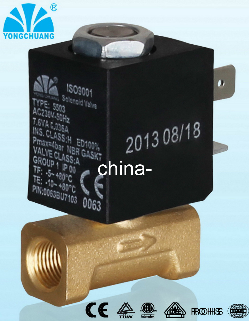RoHS Approved Ceme Coffee Machine Solenoid Valve
