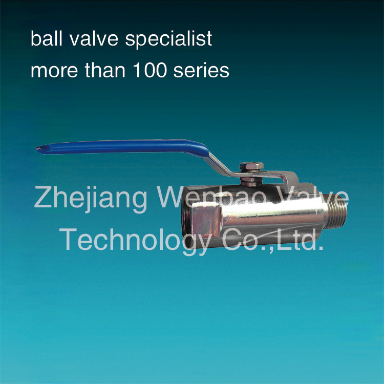 Guang Type Male to Female Stainless Steel 1PC Ball Valve