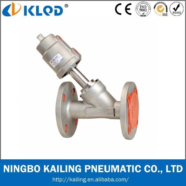Angle Seat Valve with Flange