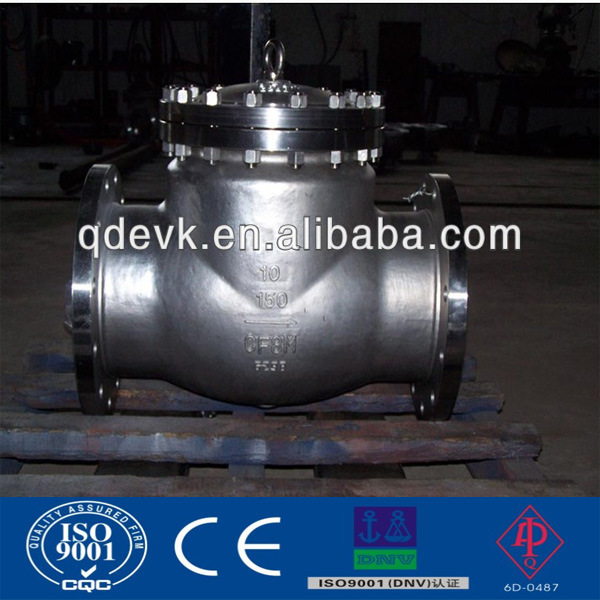 DIN Ss304 Trim Swing Type Check Valve with Pn25