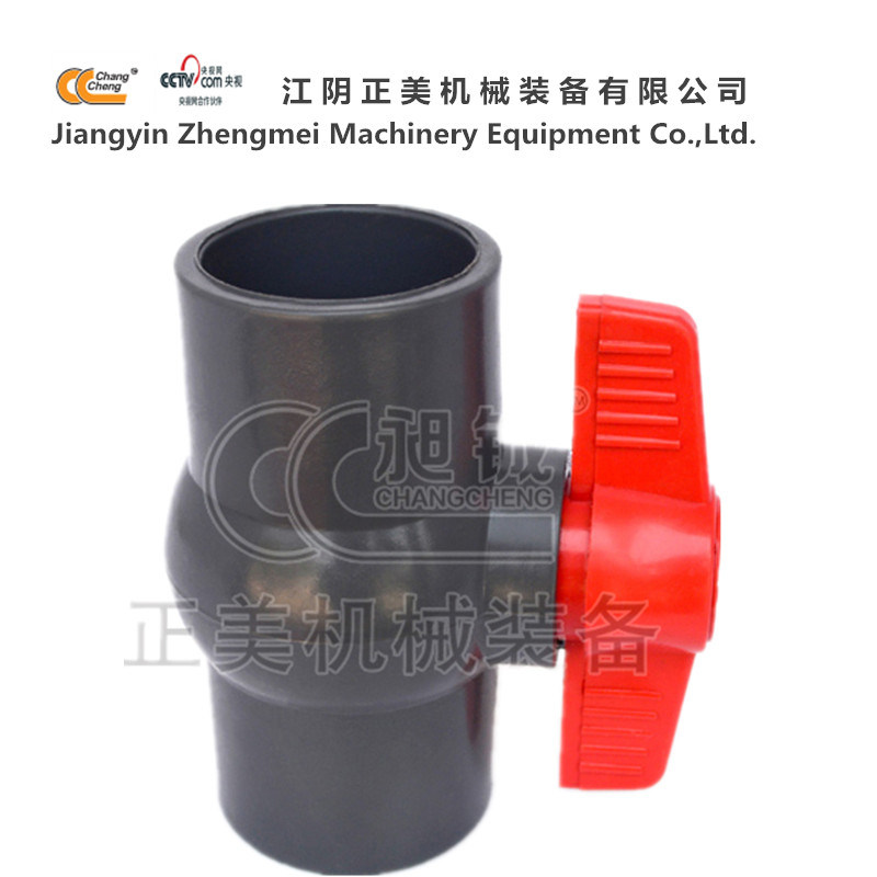 Changcheng Black Dn 50 Plastic UPVC/PVC Ball Valve/PVC Pipe Fitting