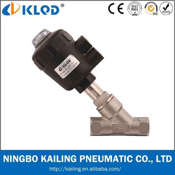 Dn15 Stainless Steel Steam Angle Seat Valve for Steam Water Kljzf
