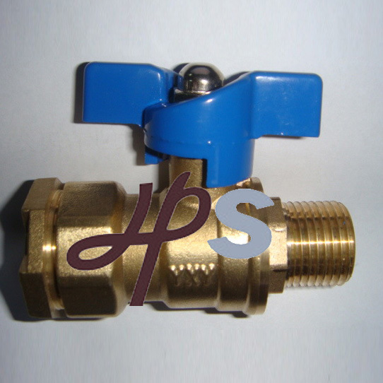 Brass Lockable Ball Valve for PE Pipe
