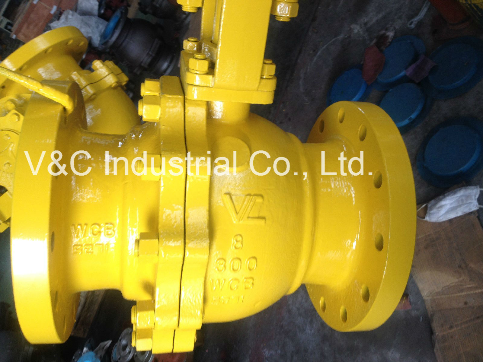 ASTM A216 Gr. Wcb Ball Valve with CE