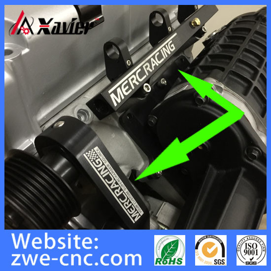 Customized Fuel Rail with Pressure Gauge Port