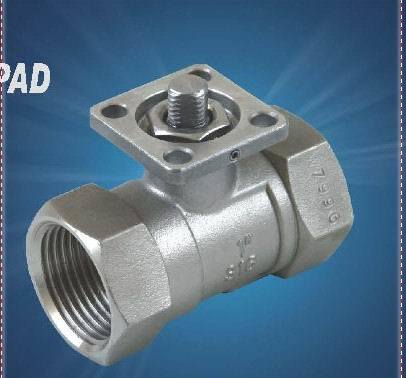 1PC Screwed Ball Valve with ISO5211 Mounting Pad