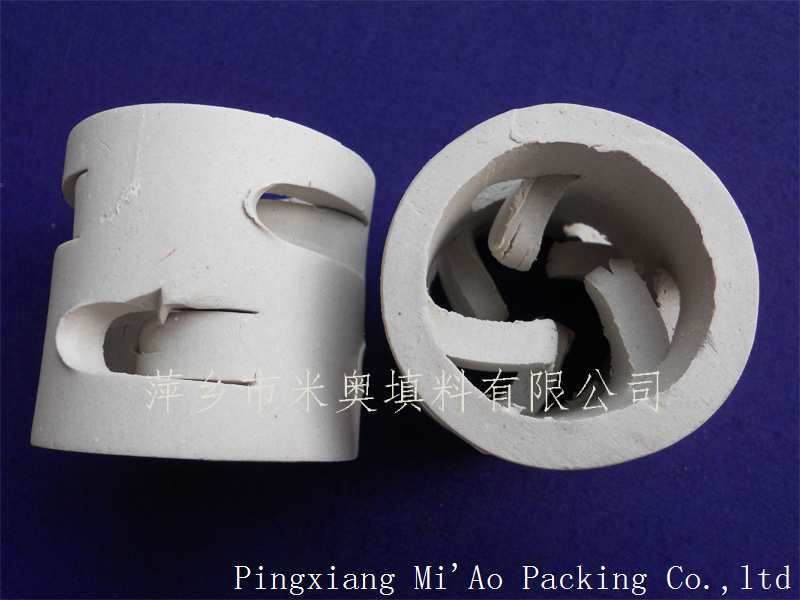 Ceramic Pall Ring for Chemical Tower Packing Filling (dia25mm-76mm)