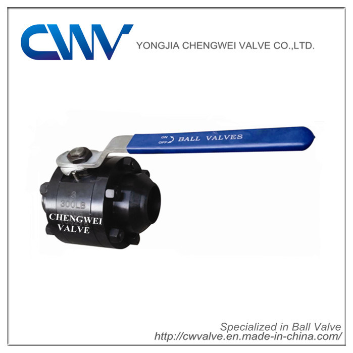 Carbon Steel A105 3PCS Bw Forged Ball Valve
