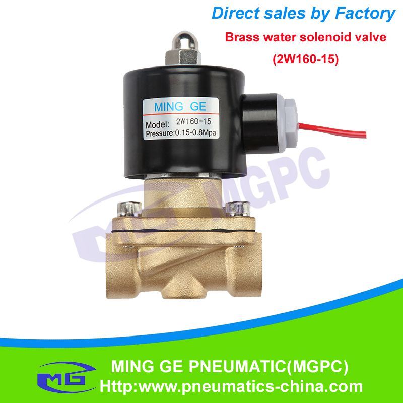 2W160-15 2way Direct Acting Water Solenoid Valves Normally Closed