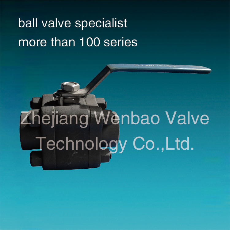 Wb-01 3PC High Pressure Ball Valve Lever Operated Ball Valve