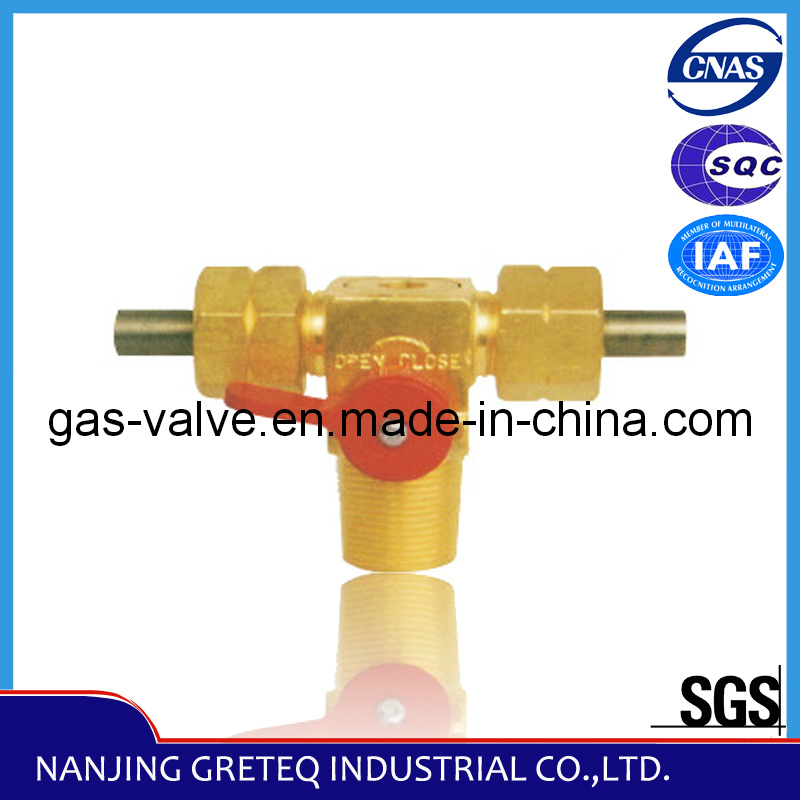 QF-T1B Brass CNG Auto Cylinder Valve with Connector (20Mpa)