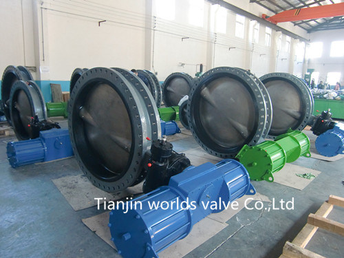Big Size Double Flanged Butterfly Valve (D41X-10/16)