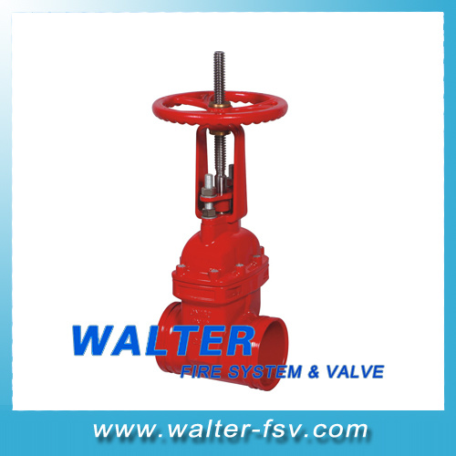 Cast Iron Grooved Gate Valve for Fire-Fighting