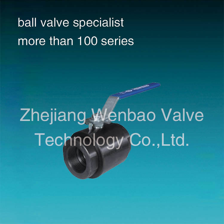 2PC Forged Steel High Pressure Ball Valve 2000psi