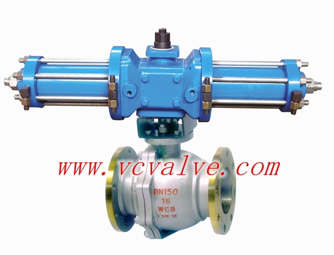 Wcb Hydraulic Ball Valve of Reduced Bore