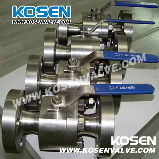 Two Piece Forged Steel Floating Ball Valves