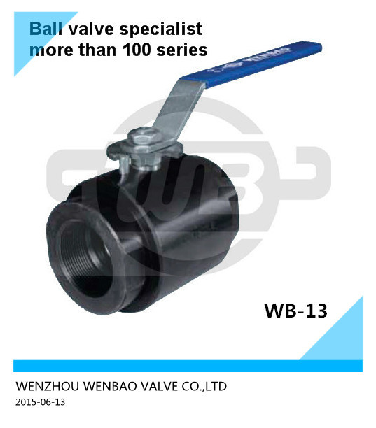 Forged Steel A105 Ball Valve 1 Inch 6000 Psi