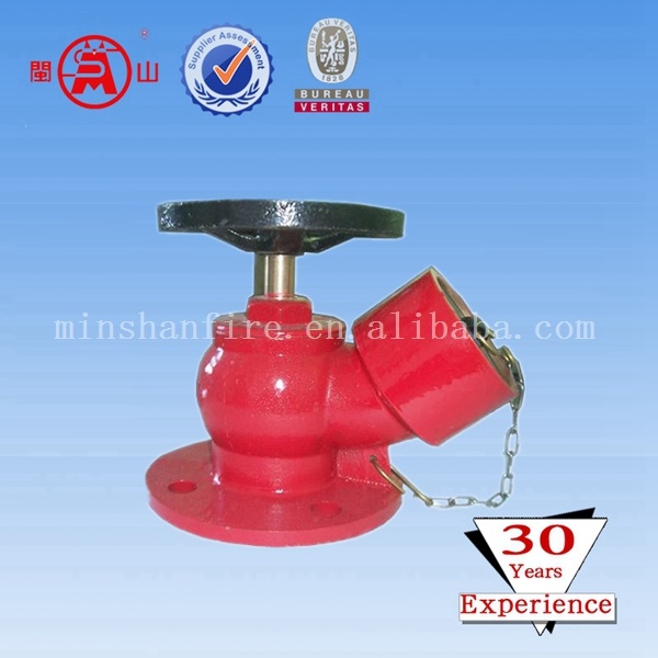 Red Painting Brass Fire Hydrant Valve