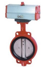 Pneumatic Operated Wafer Butterfly Valve