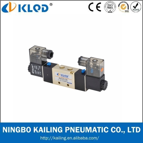 5/2way Air Solenoid Valve with Double Coil