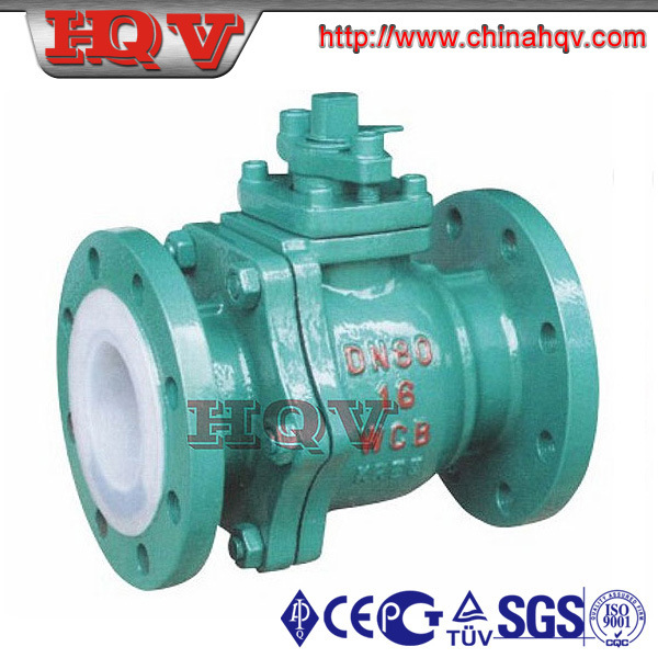 Forged Steel Fluorine Lined Ball Valve