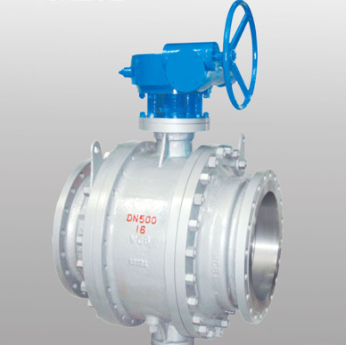 Worm Gear Casting Steel-Static Ball Valve with Flange