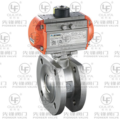 High Performance Pneumatic Floating Ball Valve with ISO Direct Mounting