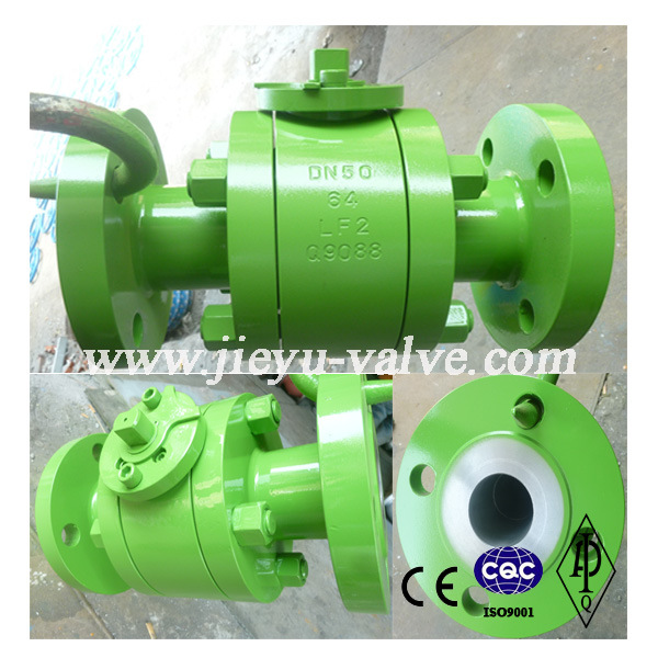 Forged Steel 3PC Flange Ball Valve