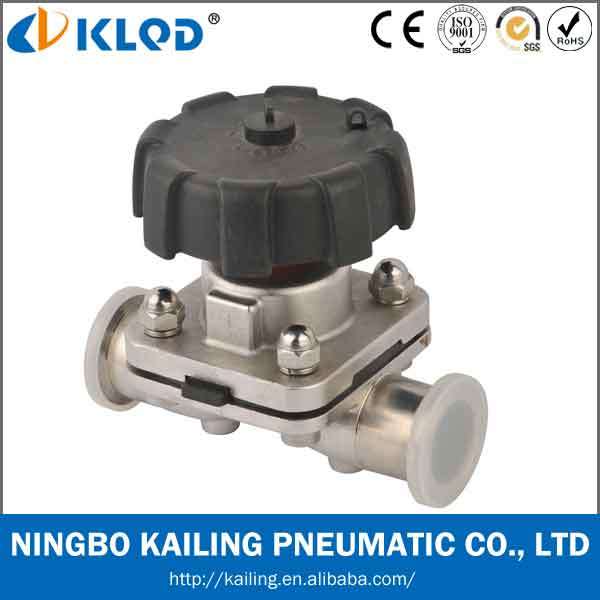 Stainless Steel Diaphragm Valve, Flow Control, Manual Operated