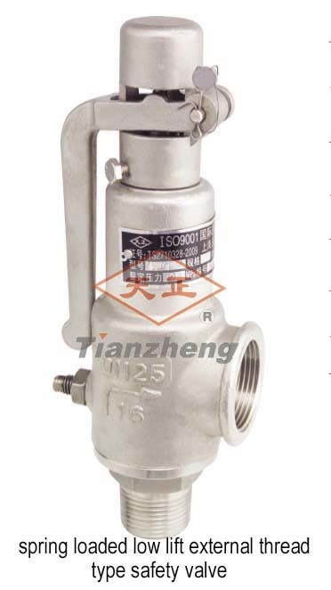Spring Loaded Low Lift External Thread Type Safety Valve (14)