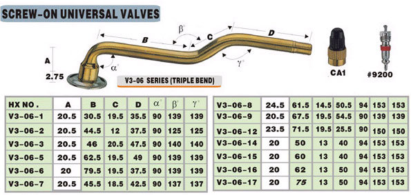  Truck Tube valve (V3-06 Series)