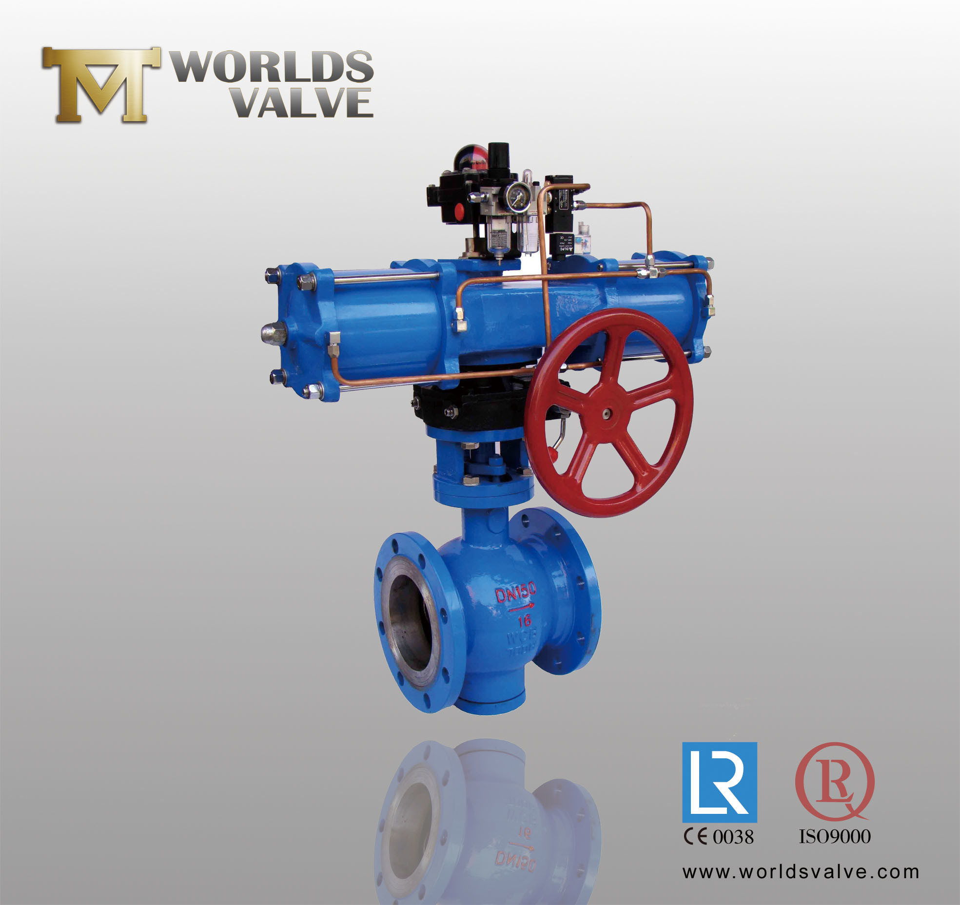 Ball Valve with Double Action Pneumatic Actuator