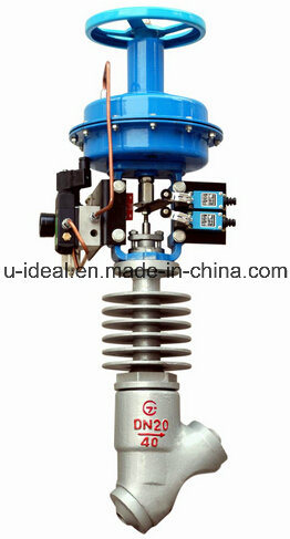 Y Type Pneumatic Steam Trap Pneumatic Diaphgram Type Actuator and a Y Type Steam Trap Inverted Bucket Steam Trap (Mechanical Steam Trap)