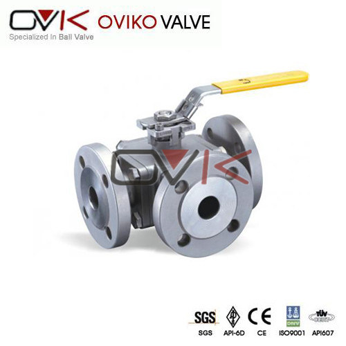 T Type Forged Trunnion 3-Way Ball Valve