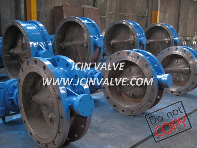 Manual Double Flange High Pressure Butterfly Valve (D343H)