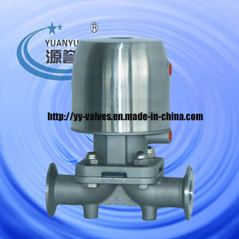 Diaphragm Valve with Stainless Steel Pneumatic Actuator