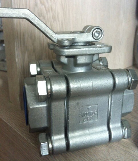 2000wog 3PC Type Heavy Type Ball Valve with Thread End