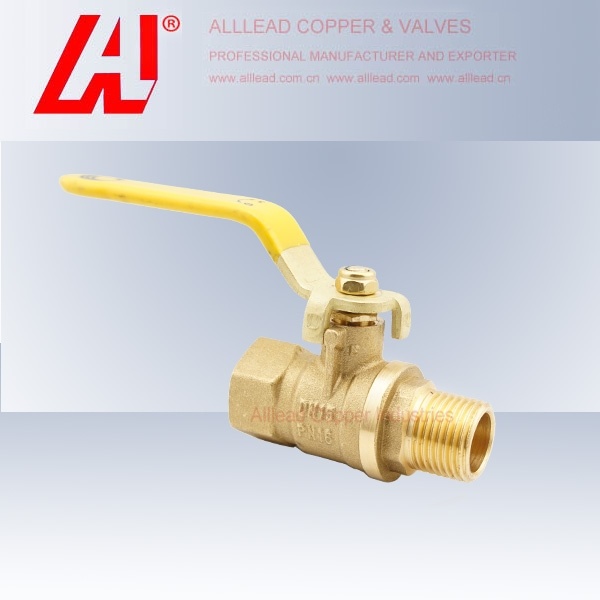 Brass Ball Valve for Gas with Steel Handle (A-8027)