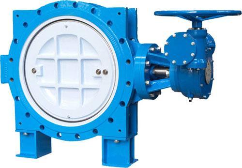 Awwa Flanged Double Eccentric Butterfly Valve